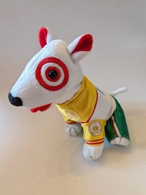 Target Bullseye Plush Dog 2008 Summer Olympics Bangladesh Outfit